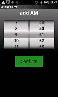 Free Download Alarm Clock WHEEL LIST am pm APK