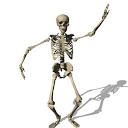 Dancing Skeleton mobile app icon