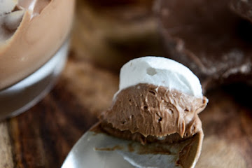 Milk Chocolate Mousse with Coconut Whipped Cream