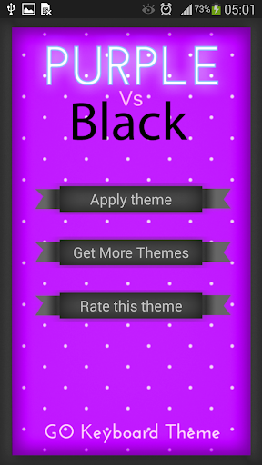 Pretty Purple vs Black Theme