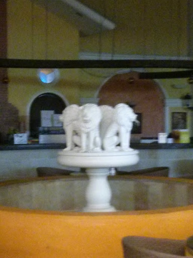 Porcelain Lion Fountain