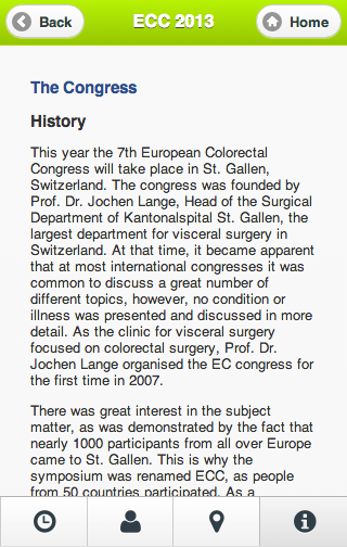 【免費醫療App】European Colorectal Congres-APP點子