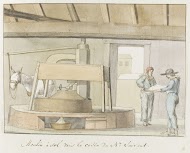 Zoutmolen bij het havenhoofd van Trapani