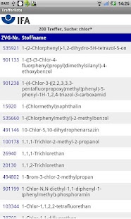 GESTIS Substance database - screenshot thumbnail