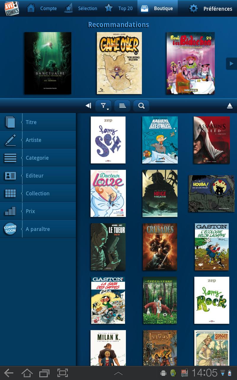 AveComics Screen 2