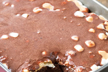 Peanut Butter Mississippi Mud Brownies