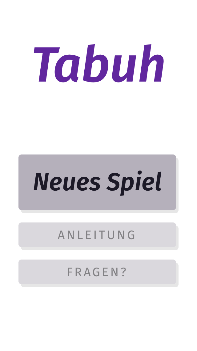 Android application Tabuh — Tabu auf Deutsch screenshort