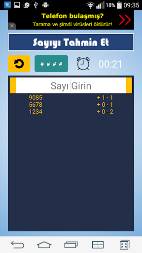 【免費解謎App】Sayı Tahmin Oyunu-APP點子