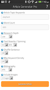Article Generator Pro Screenshots 0
