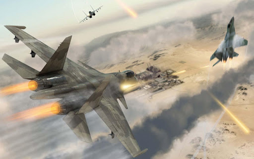 5D Space War Fighter Wallpaper