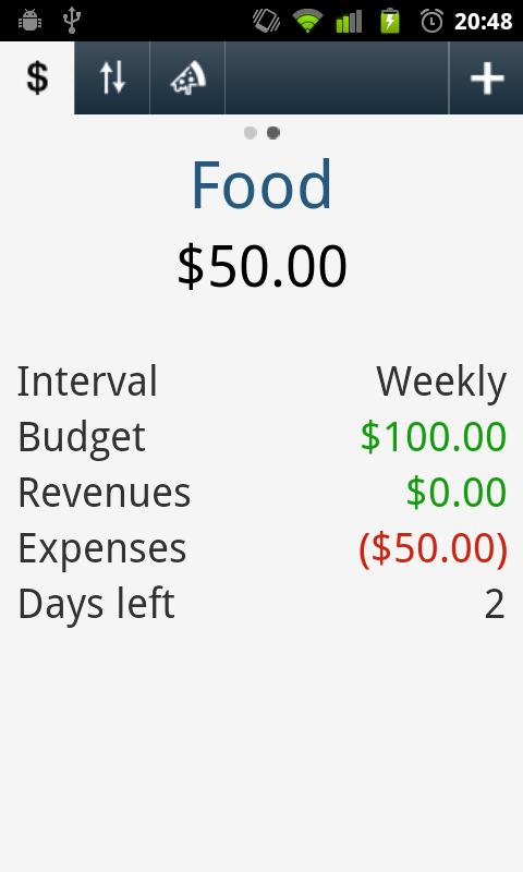 Balance and Budget Pro Screen 1