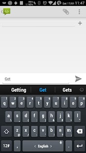 Free Download Theme TouchPal Galaxy Blue APK for Android