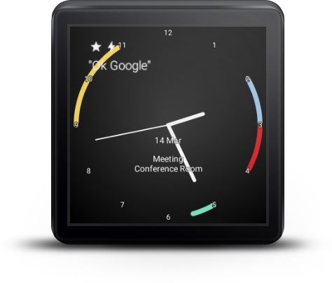 Calendar Watchface Screen 2