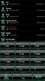 免費下載個人化APP|exDialer GlassMetalFrameBGreen app開箱文|APP開箱王