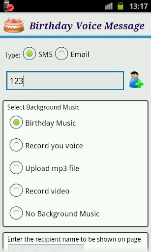 Birthday Voice Message