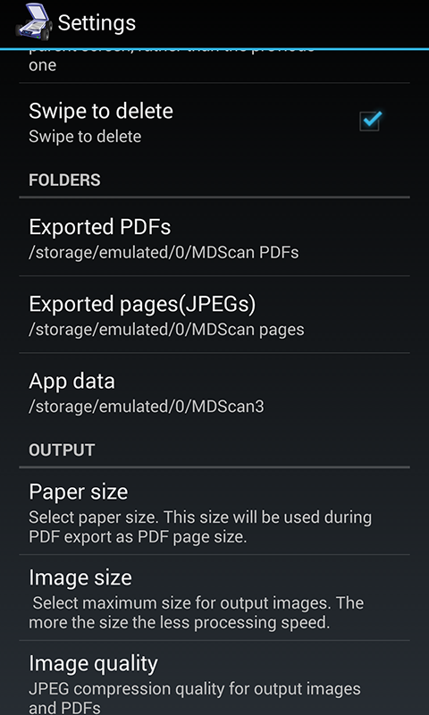   Mobile Doc Scanner 3 + OCR: captura de tela 