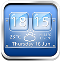 Glass Weather Clock Widget icon
