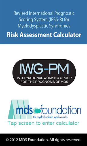 MDS IPSS-R Calculator Advanced