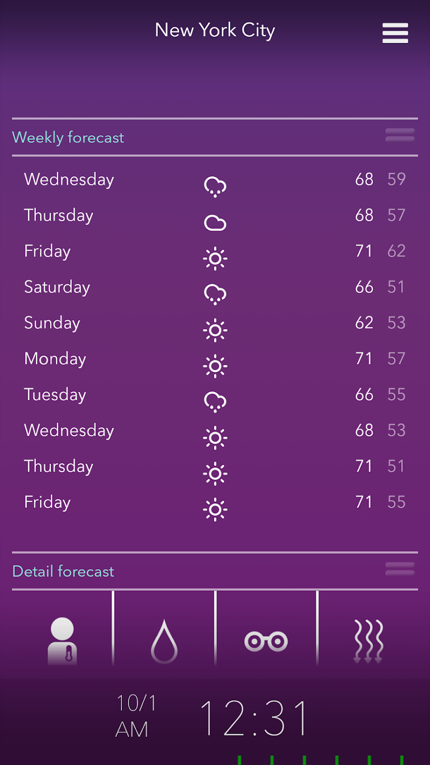 My Weather Station II Screen 2