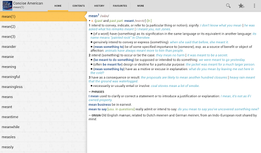 【免費書籍App】Concise Oxford American Dict.-APP點子