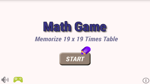 MathGame: 19 x 19 구구단을 외자