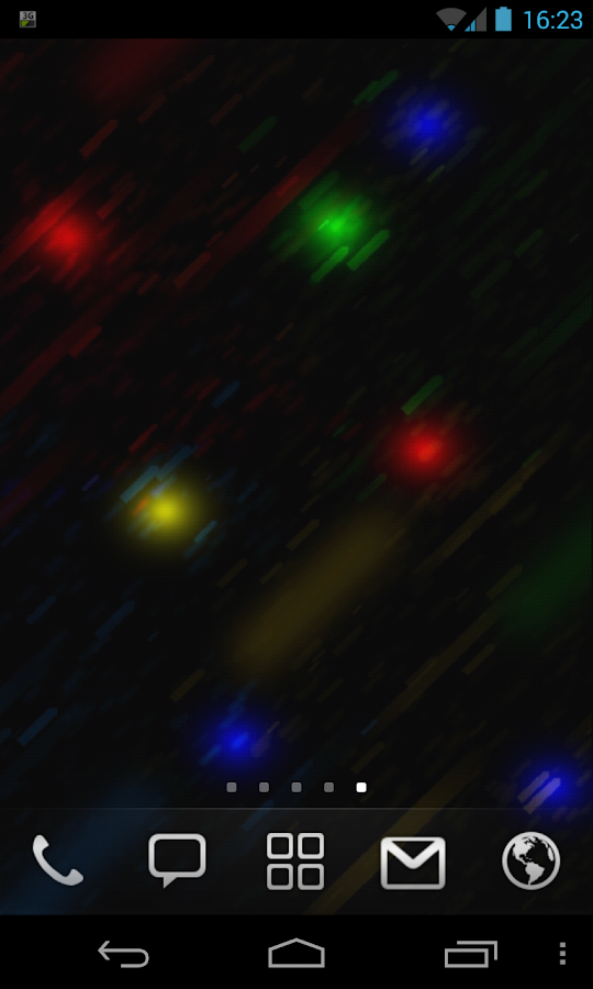 Flying Lights Live Wallpaper - screenshot