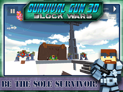 Survival Gun 3d - Block Wars