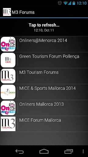 M3 Tourism Forums