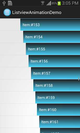 【免費程式庫與試用程式App】ListView Animation Demo-APP點子