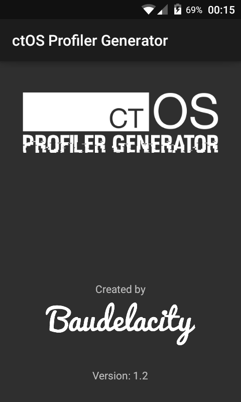 ctOS Profiler Generator Screen 3