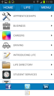Android application LIFE CAREER PACKAGE screenshot