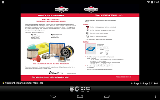 Sunbelt Parts Catalog