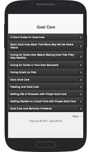 Goat Care