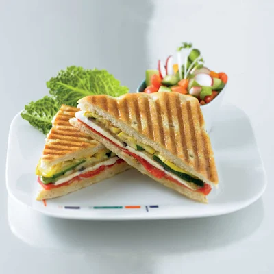 Bistro on Five's Vegetable Panini is a light and fresh lunch option on your Celebrity cruise.