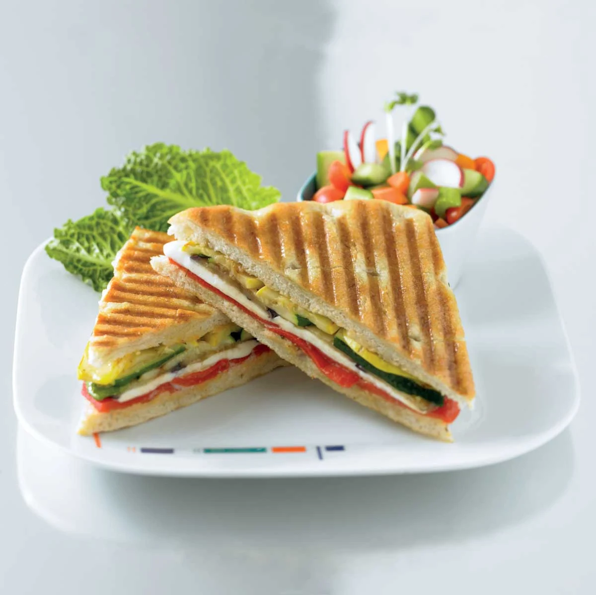Bistro Vegetable Panini - Bistro on Five's Vegetable Panini is a light and fresh lunch option on your Celebrity cruise.