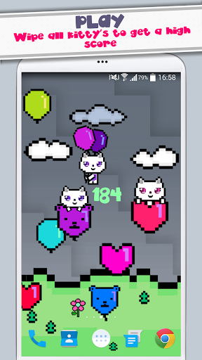 【免費個人化App】Lily Kitty Fly Live Wallpaper-APP點子