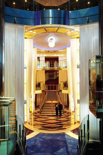 Celebrity_Equinox_Foyer - Celebrity Equinox has been architecturally designed to make you feel as if you're staying in a five-star hotel.