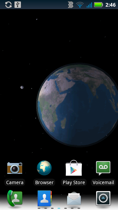 Earth Live Wallpaper Screen 2