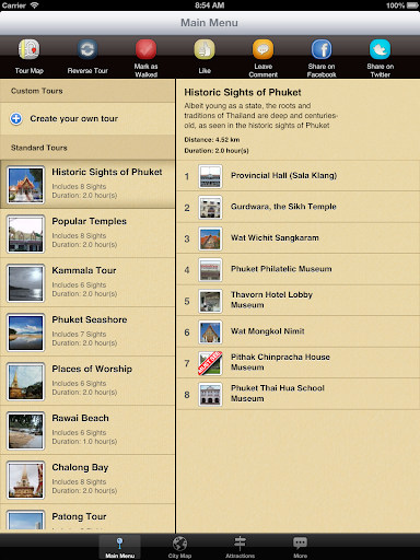 【免費旅遊App】Phuket Map and Walks-APP點子