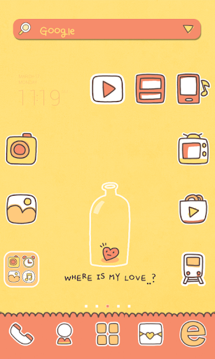 Where LUV dodol launcher theme