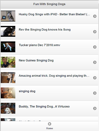 Fun With Singing dogs