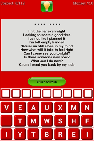 【免費拼字App】Quiz Lyric - All songs-APP點子