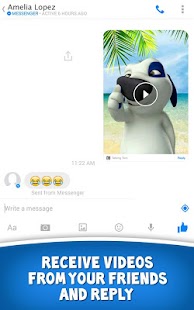 Talking Tom for Messenger Screenshots 1