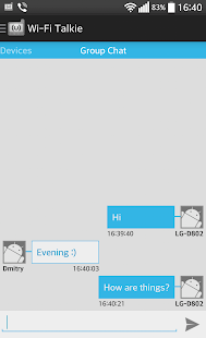 Wi-Fi Talkie - screenshot thumbnail