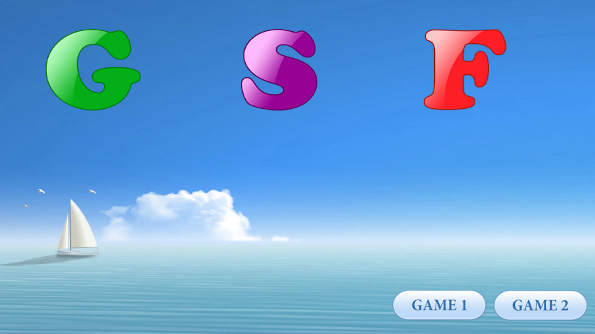 Kids games: Learning letters Screen 2