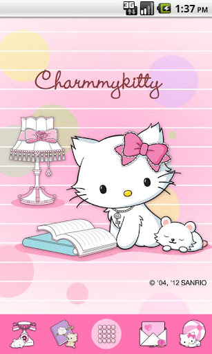Charmmy Kitty PinkNote Theme