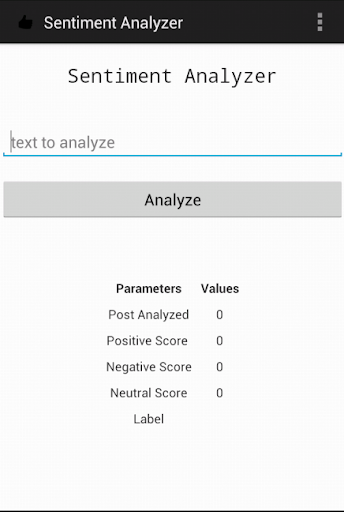 Sentiment Analyzer