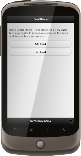 SalvoSM RSS News Feed Reader