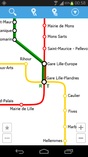 Lille Metro Map