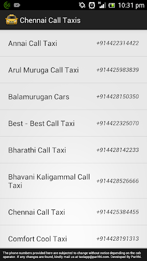 【免費旅遊App】Chennai Call Taxis-APP點子